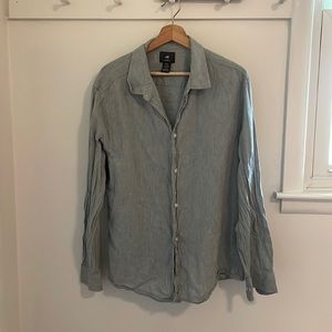 H&M linen button down shirt.